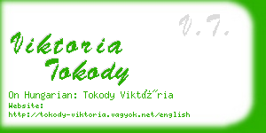 viktoria tokody business card